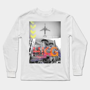 Hong Kong airport urban Long Sleeve T-Shirt